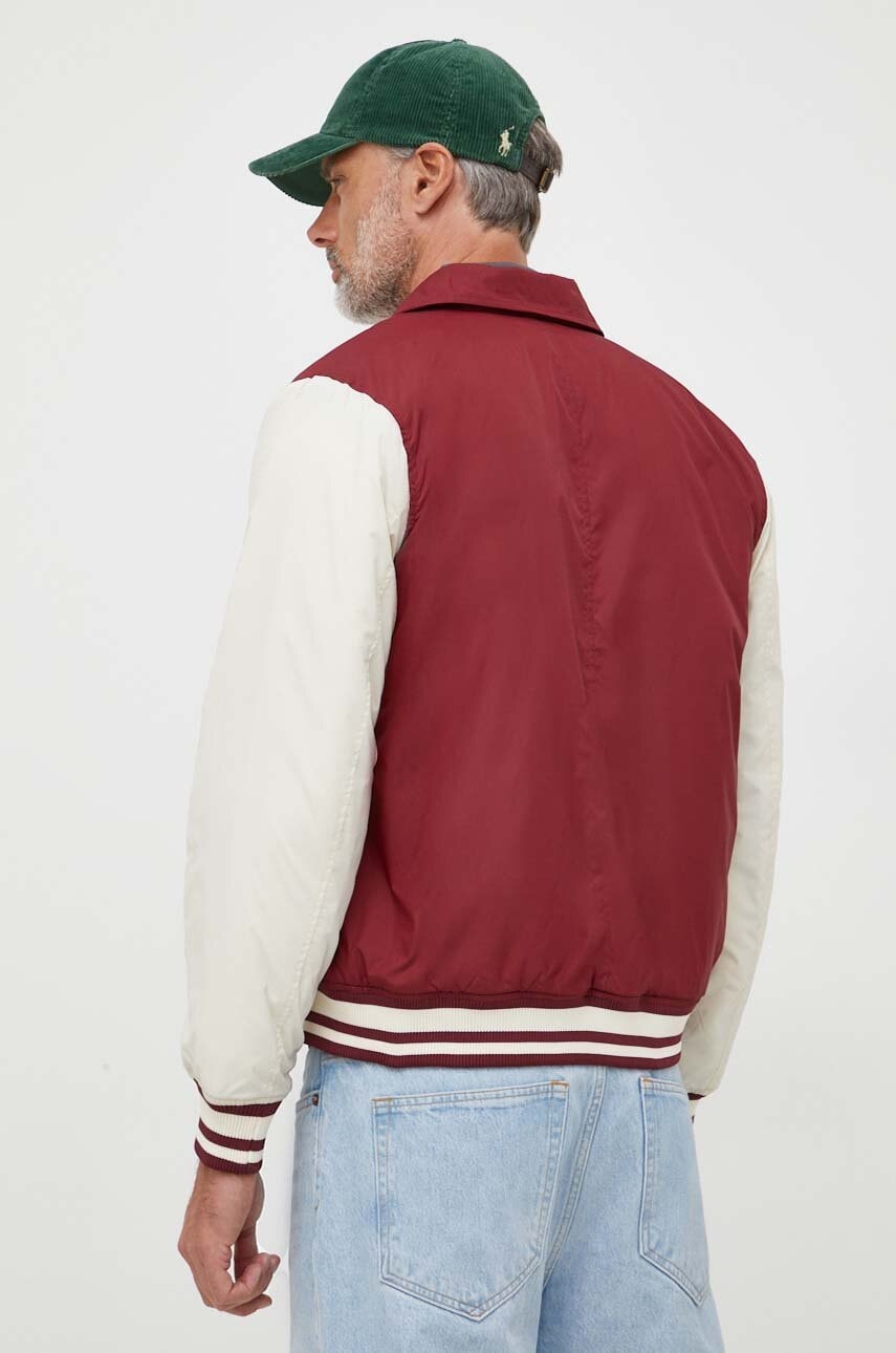 Pepe Jeans rövid kabát BARNOLD férfi, bordó, átmeneti termék 2. képe