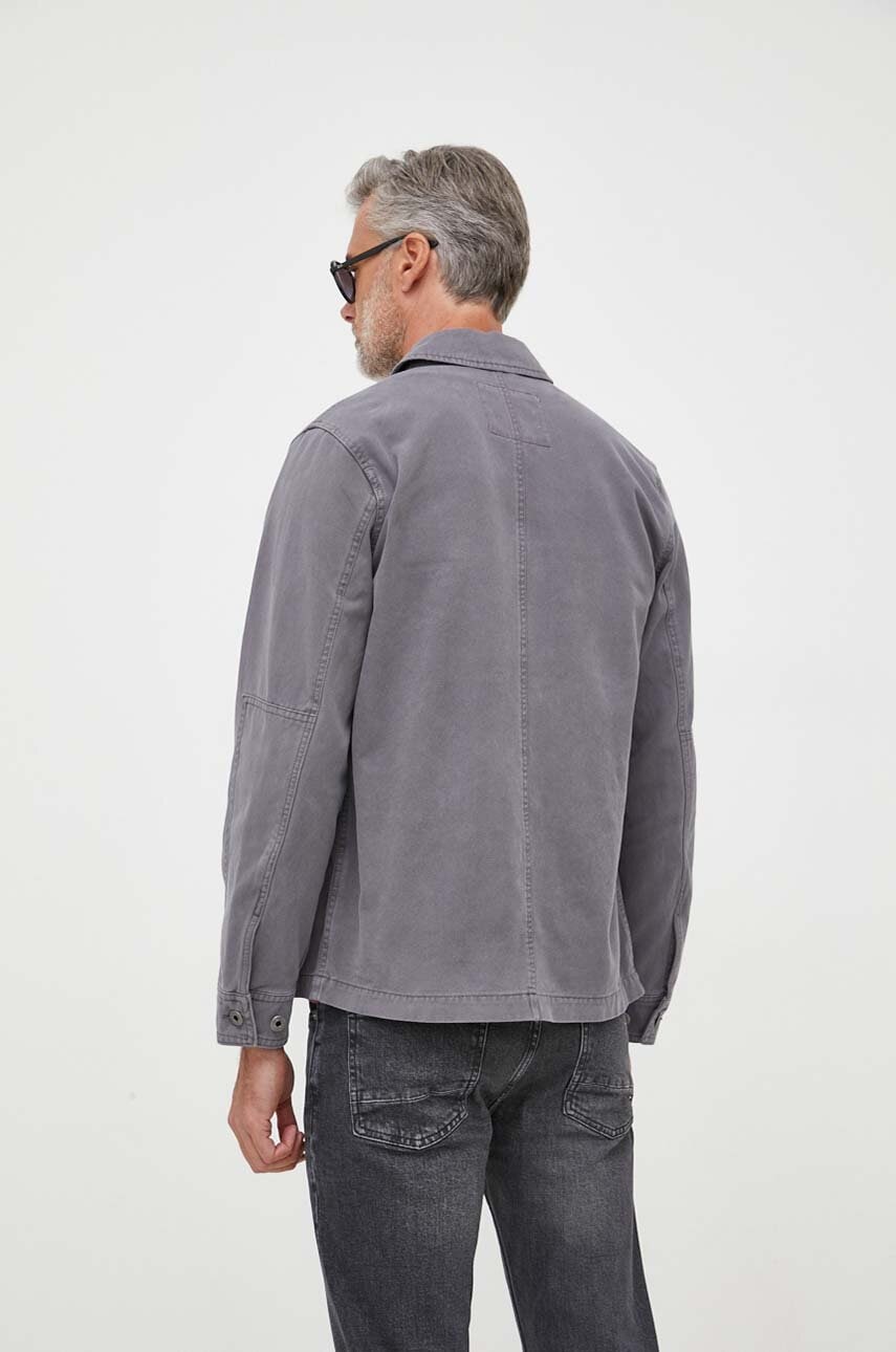 Pepe Jeans farmerdzseki Blaine férfi, szürke, átmeneti termék 2. képe