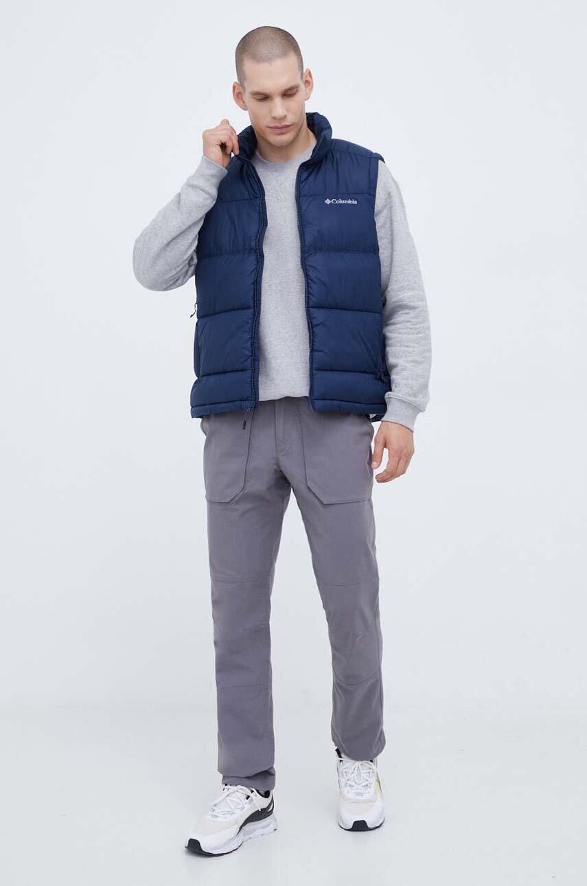 Αμάνικο μπουφάν Columbia Pike Lake II χρώμα: ναυτικό μπλε φωτογραφία