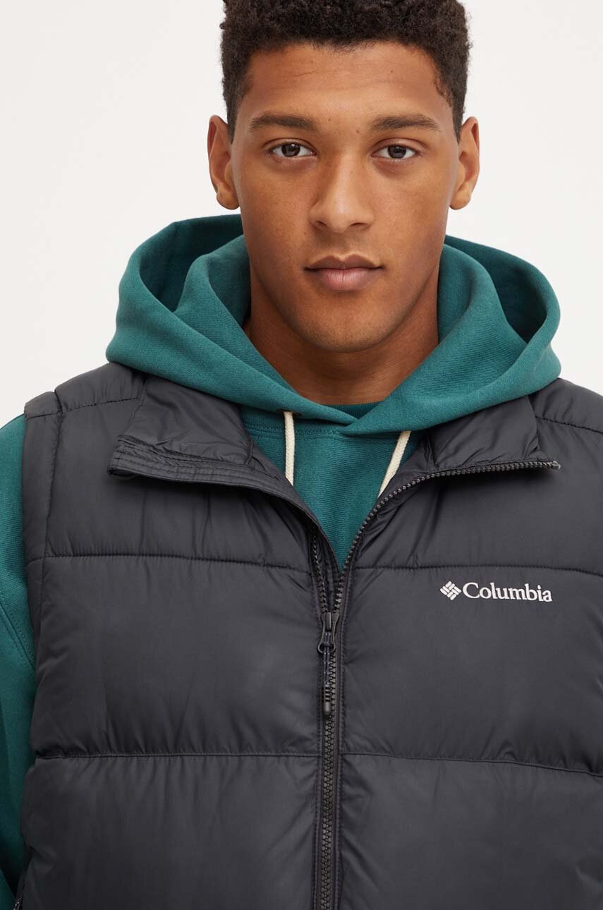 Αμάνικο μπουφάν Columbia Pike Lake II χρώμα: μαύρο φωτογραφία