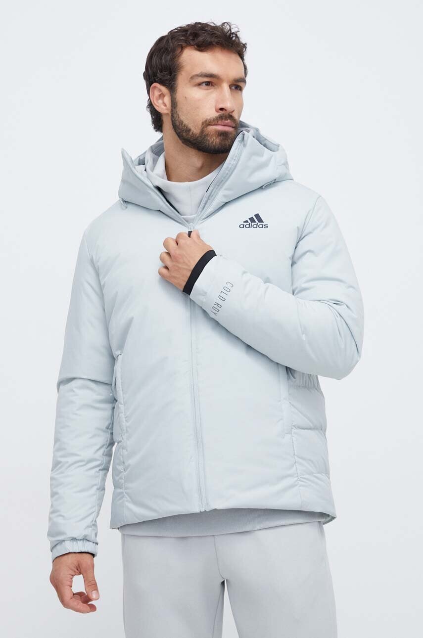

Пухено яке adidas в зелено зимен модел, Зелен
