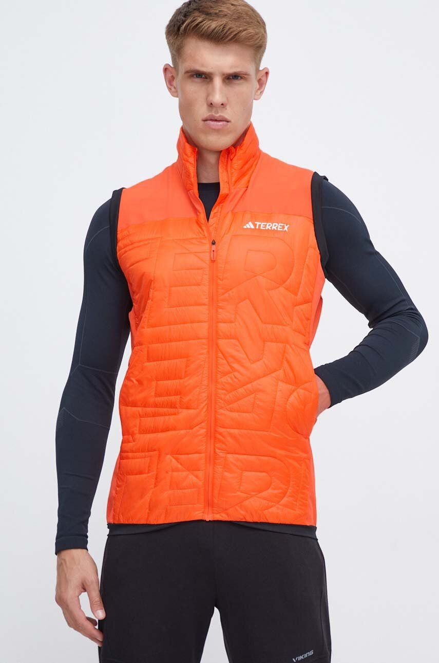 Sportovní vesta adidas TERREX Varil oranžová barva - oranžová - Výplň: 100 % Recyklovaný polyester