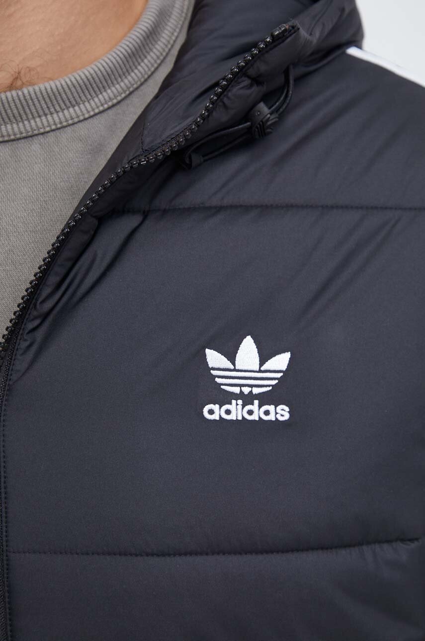 Куртка adidas Originals чоловіча колір чорний зимова 