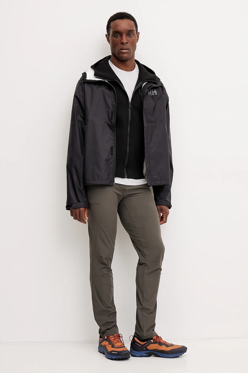 Спортивная кофта Helly Hansen Hydropower Ocean 2.0 цвет чёрный с капюшоном однотонная 34264. Спортивная кофта Helly Hansen Hydropower Ocean 2.0 цвет чёрный с капюшоном однотонная 34264.