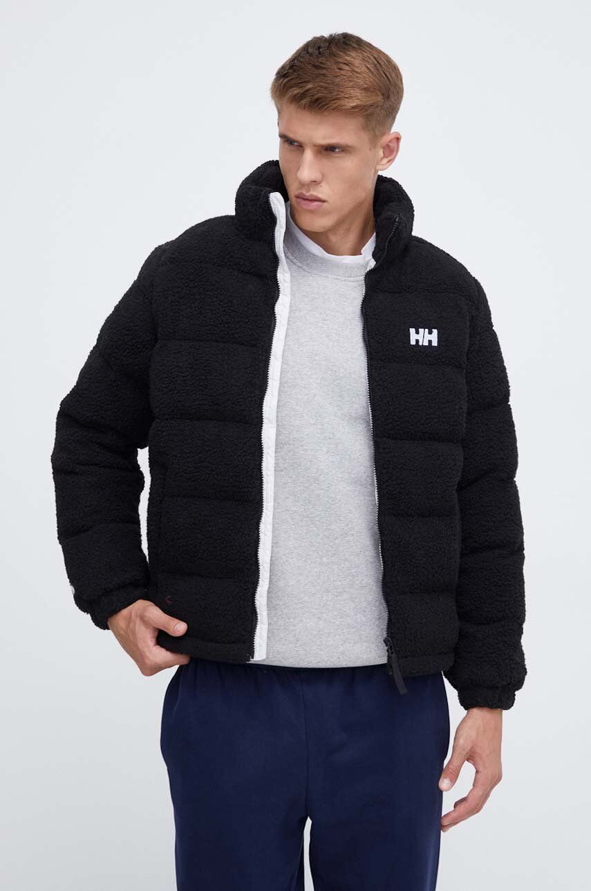 Helly Hansen geaca barbati, culoarea negru, de iarna