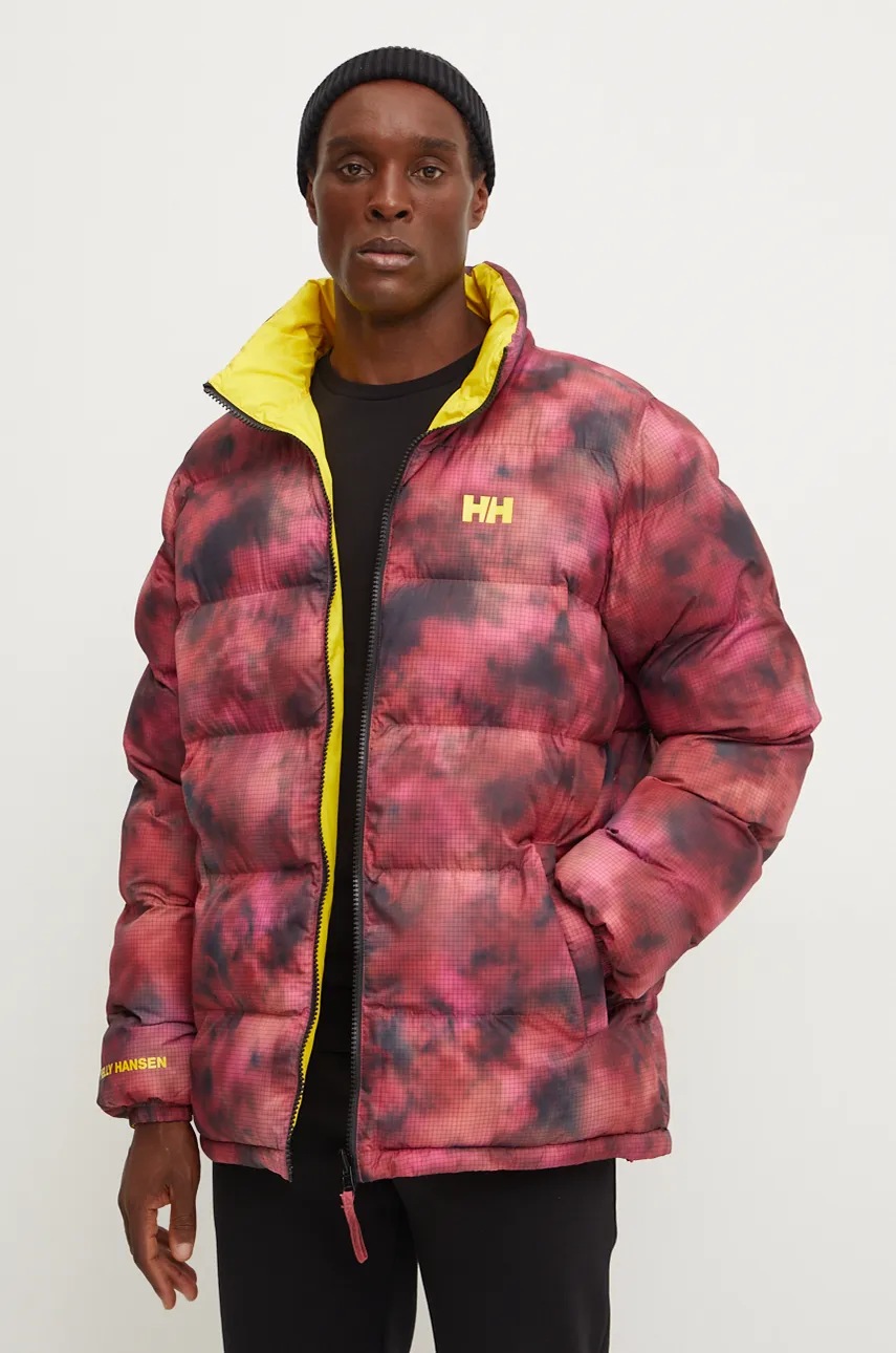 

Яке с две лица Helly Hansen в червено зимен модел, Червен