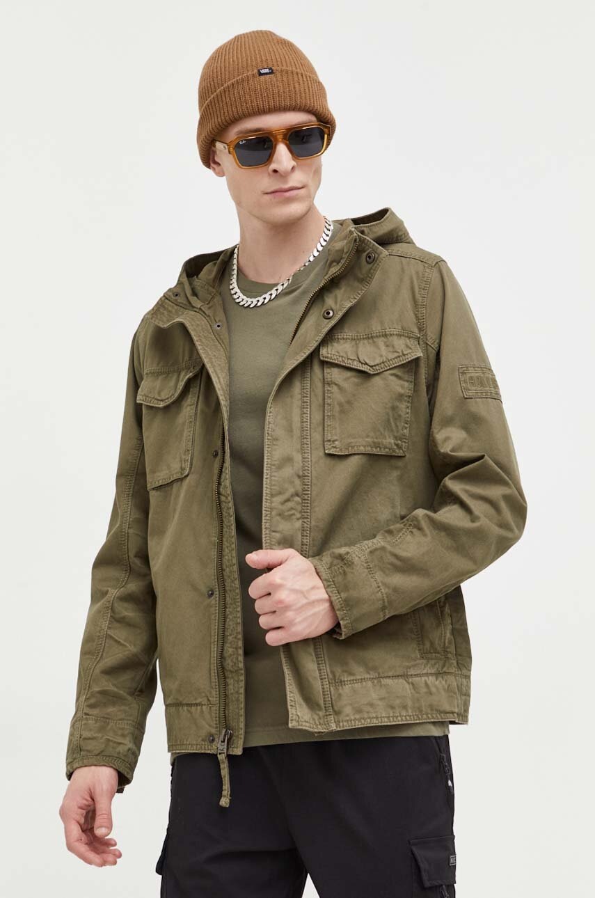 

Яке Hollister Co. в зелено преходен модел, Зелен