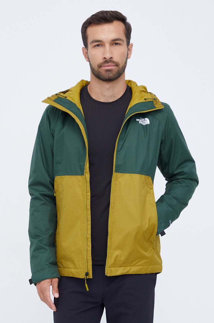 Outdoorová bunda The North Face Millerton zelená barva - zelená - Hlavní materiál: 100 % Polyester