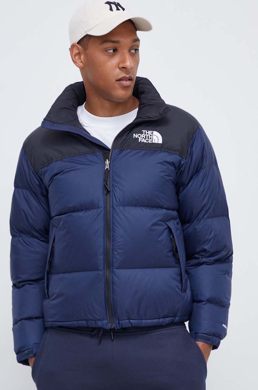 The North Face geacă de puf 1996 Retro Nuptse barbati, culoarea bleumarin, de iarnă NF0A3C8D92A1