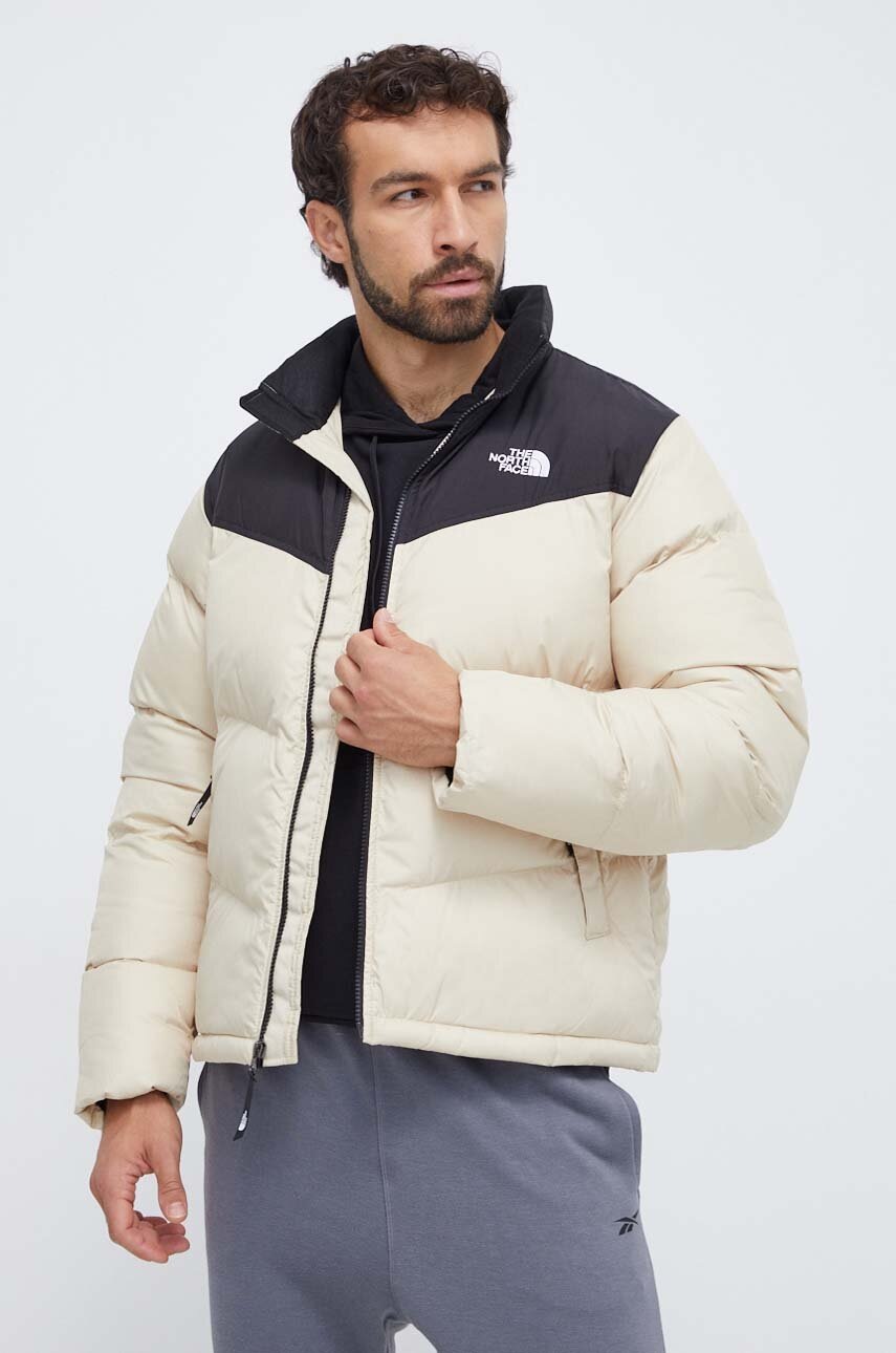 

Куртка The North Face мужская цвет бежевый зимняя