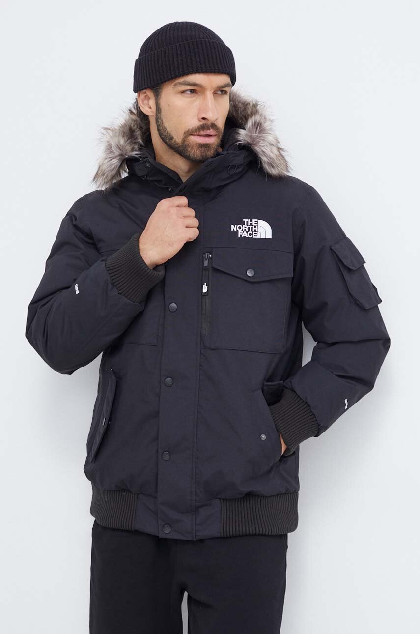

Пухова куртка The North Face чоловіча колір чорний зимова