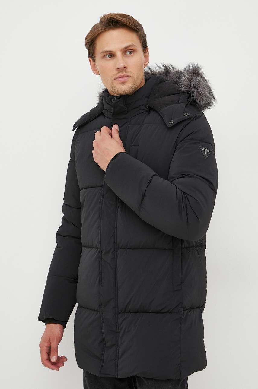 

Куртка Guess мужская цвет чёрный зимняя