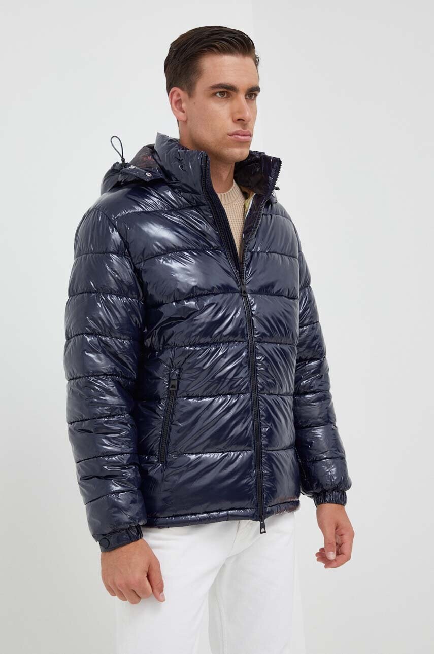

Куртка Guess мужская цвет синий зимняя