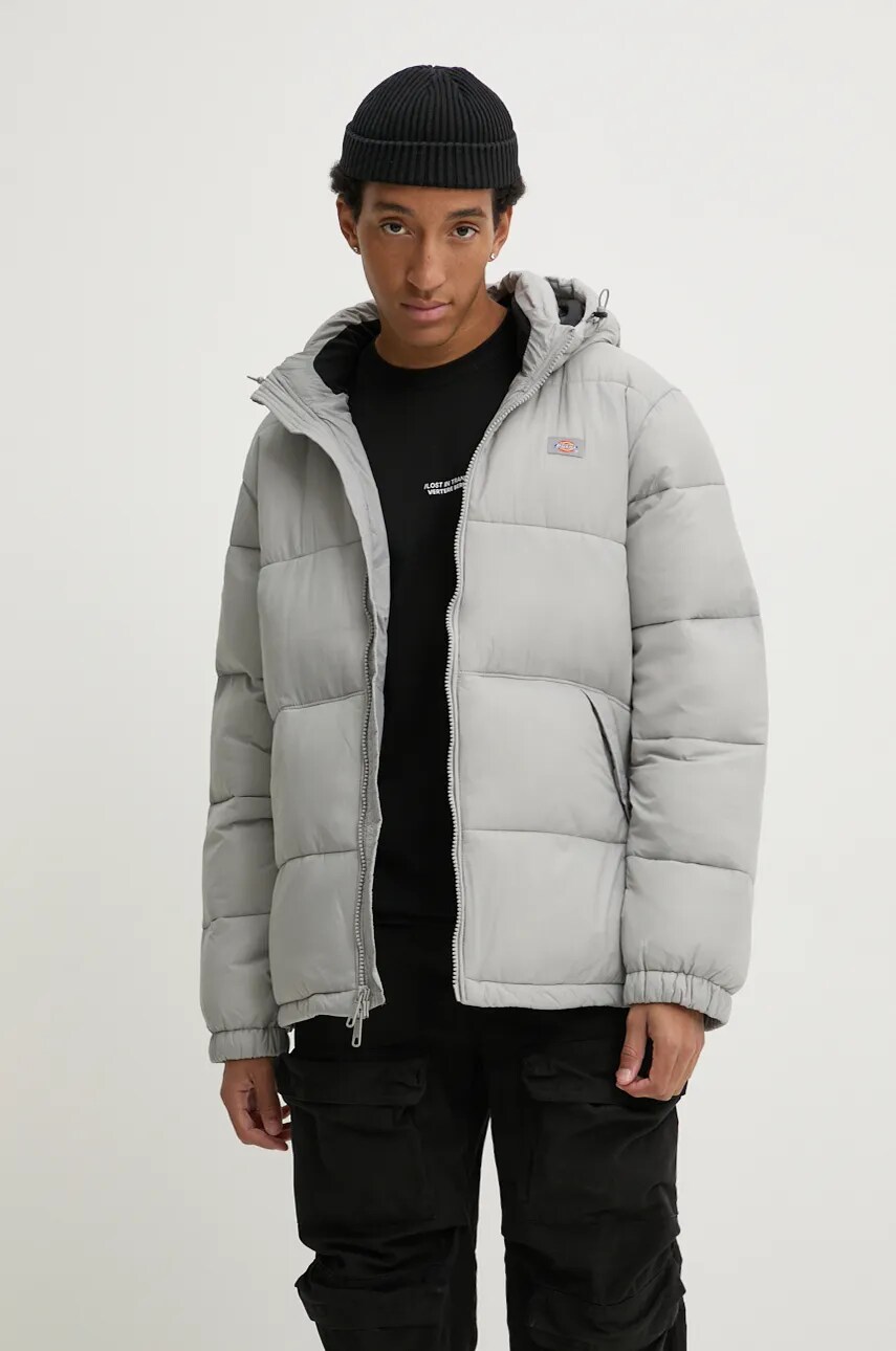 Dickies geaca barbati, culoarea gri, de iarna