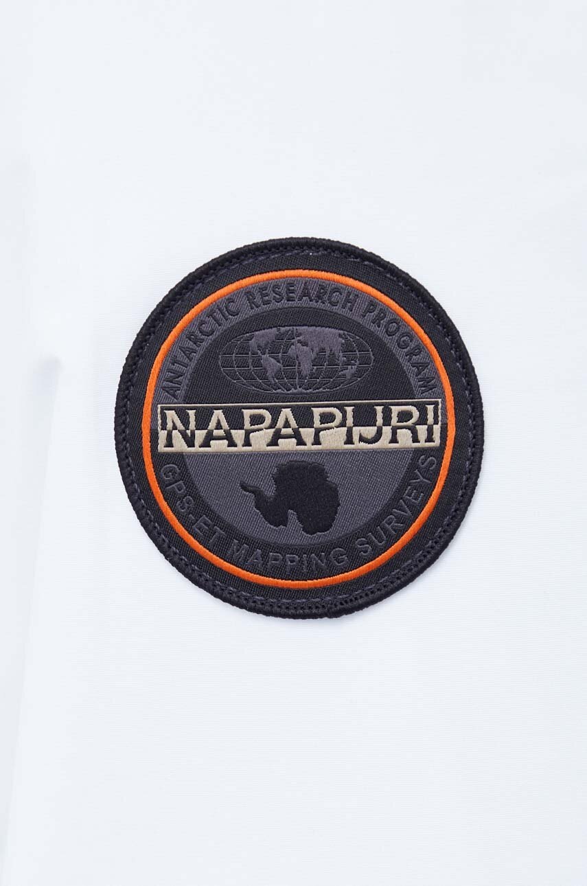 Куртка Napapijri чоловіча колір білий перехідна 