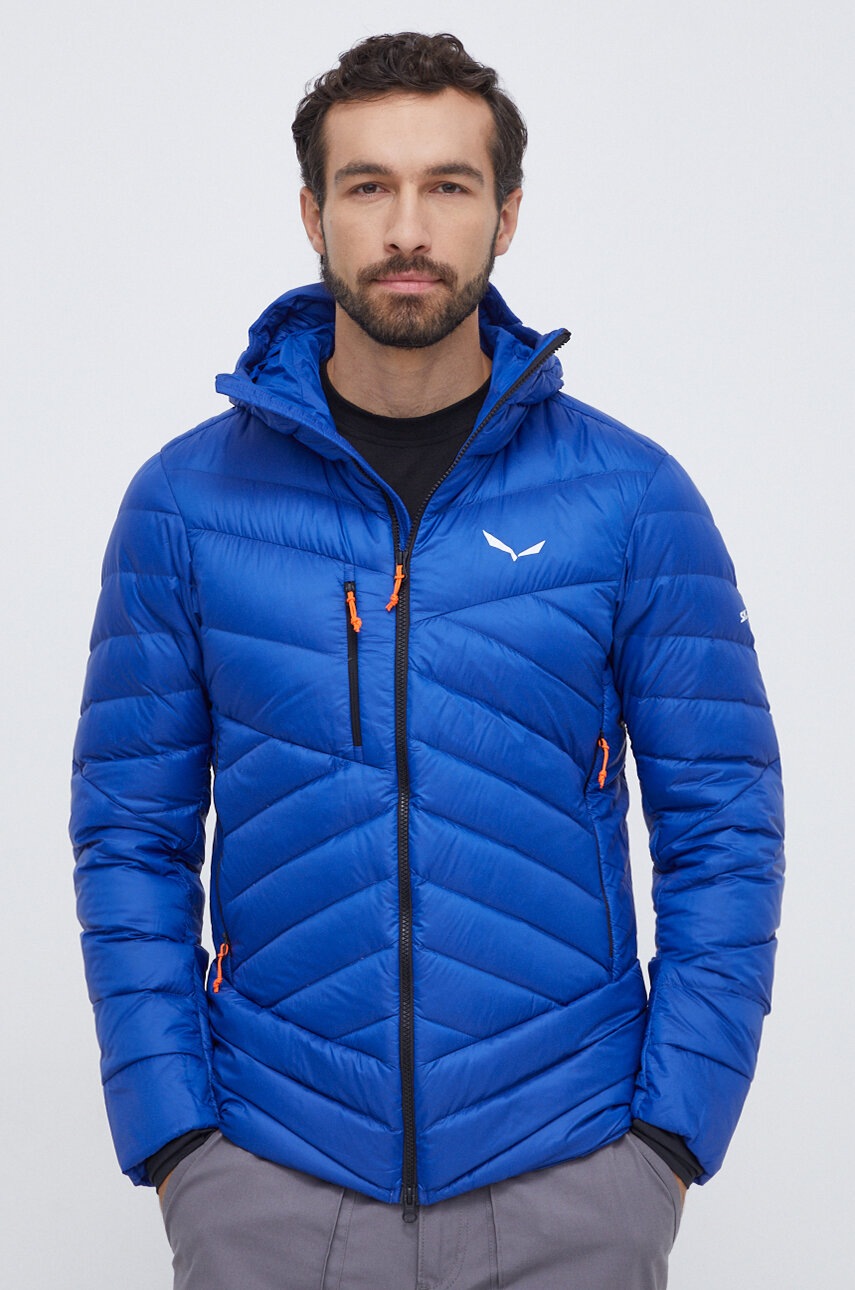 

Пухено спортно яке Salewa Ortles Medium 3 в синьо, Син