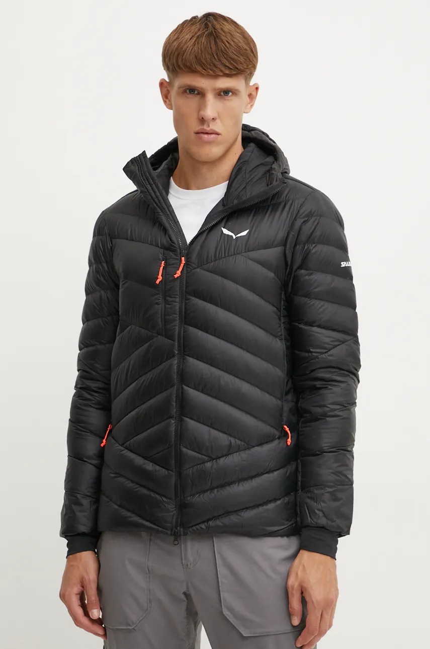 Levně Péřová sportovní bunda Salewa Ortles Medium 3 černá barva