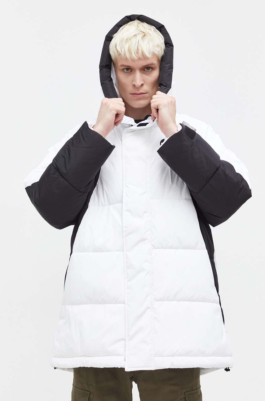 Куртка Tommy Jeans чоловіча колір білий зимова oversize 