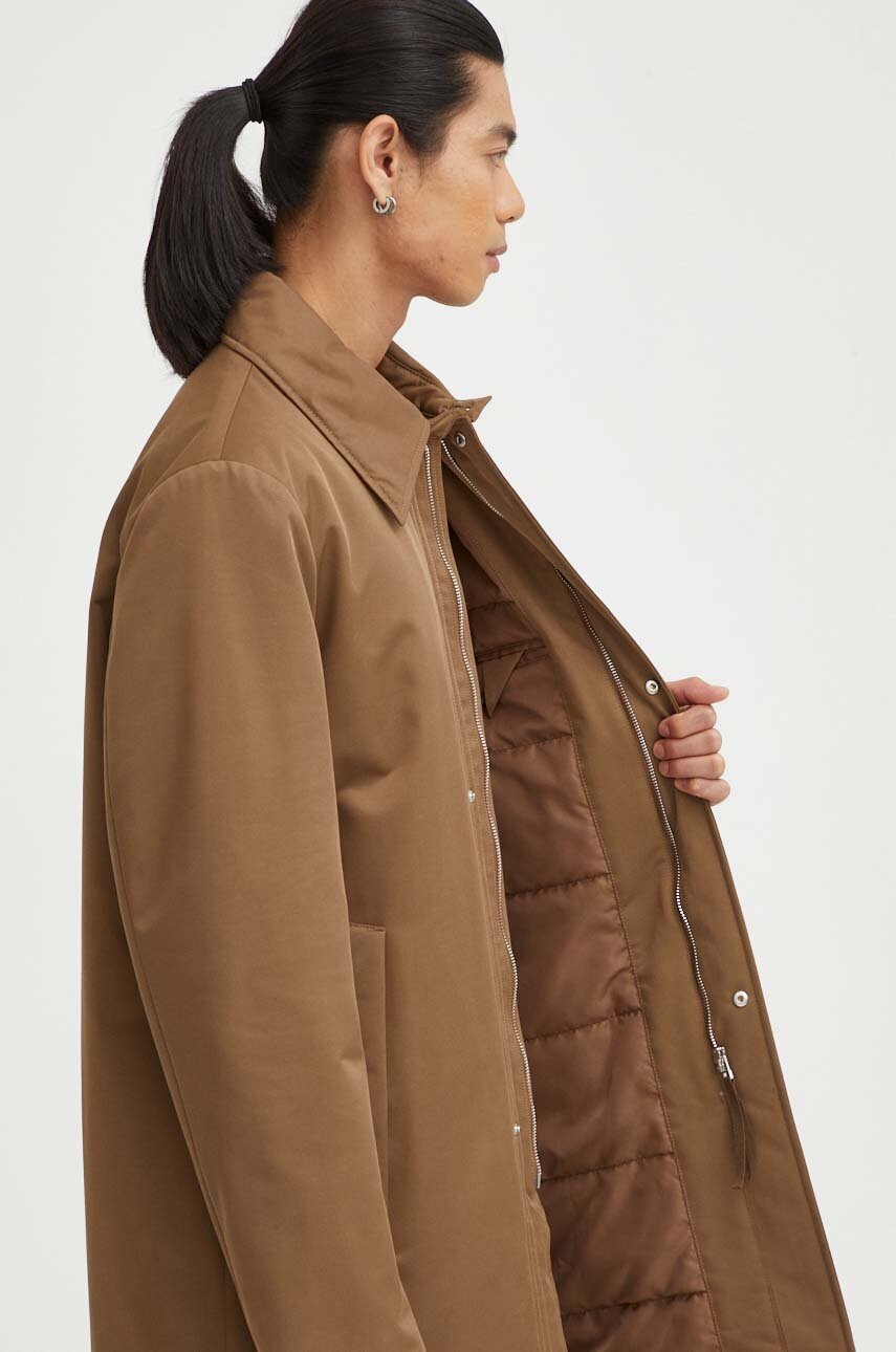 Μπουφάν Tiger Of Sweden χρώμα: καφέ φωτογραφία