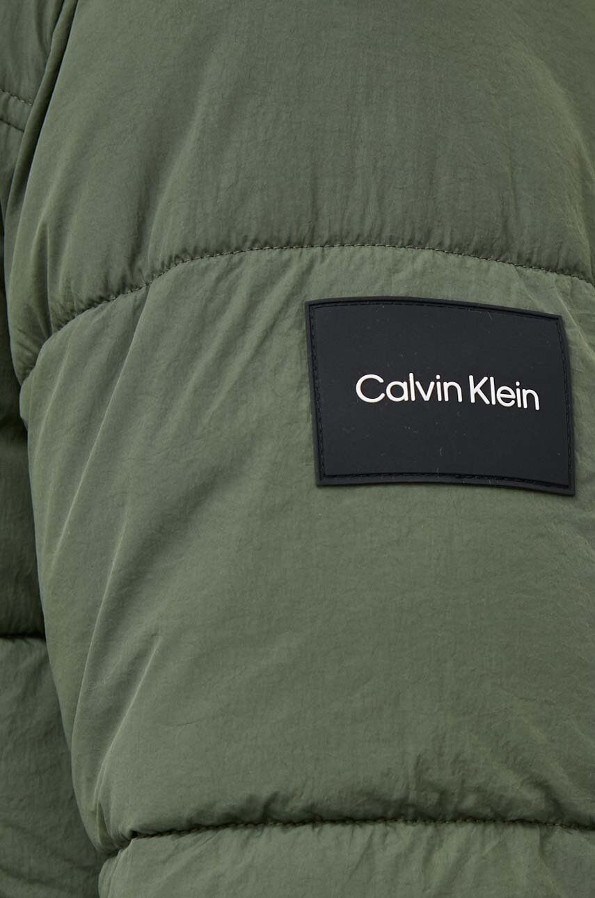 Куртка Calvin Klein чоловіча колір зелений зимова 