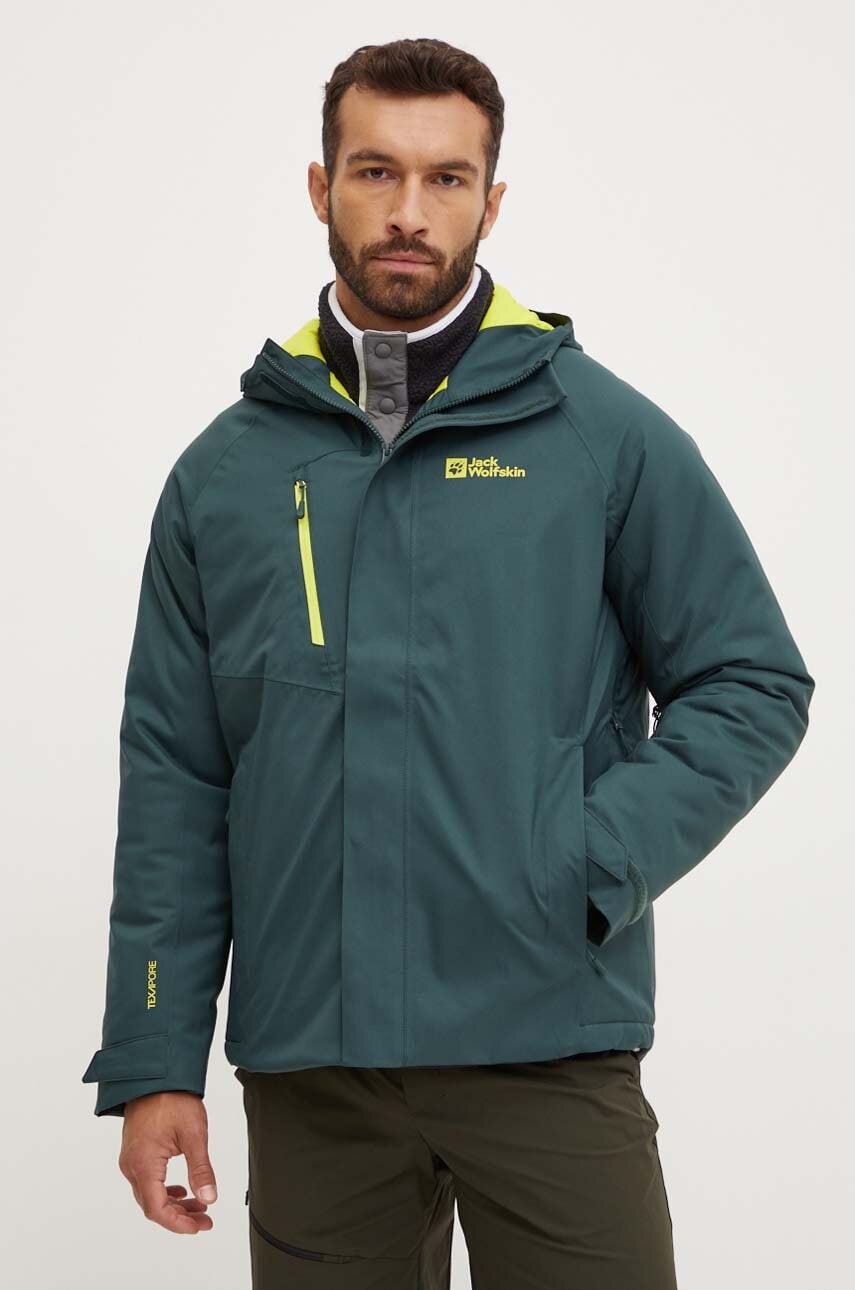 Jack Wolfskin jacheta de exterior Troposphere culoarea verde Jack Wolfskin jacheta de exterior Troposphere culoarea verde