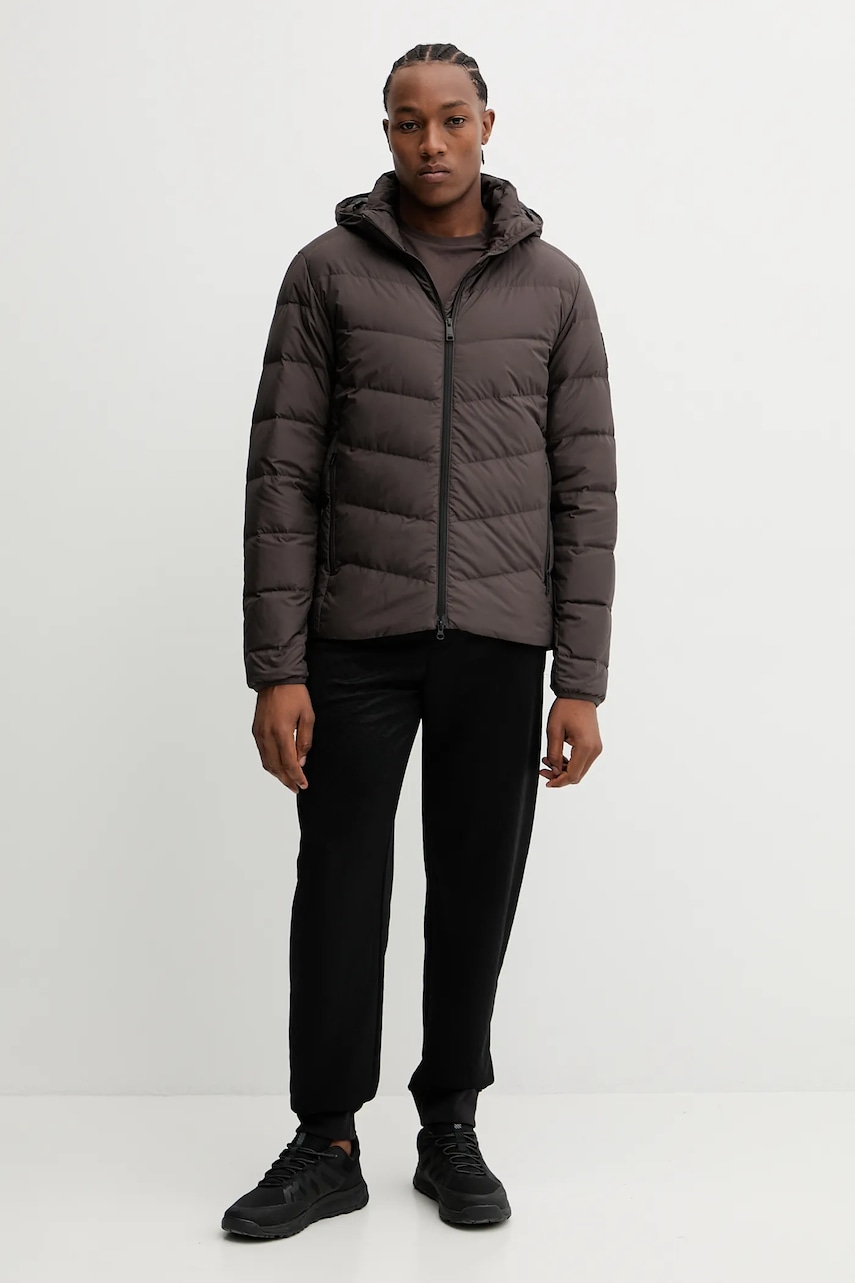 Пуховая куртка Jack Wolfskin Colonius цвет серый зимняя 1207431 Пуховая куртка Jack Wolfskin Colonius цвет серый зимняя 1207431