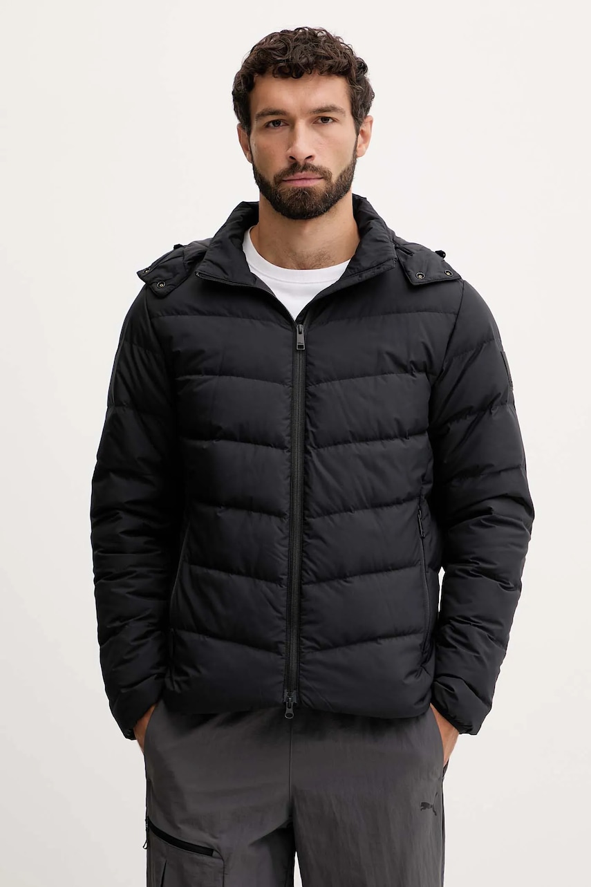 Jack Wolfskin geacă de puf Colonius culoarea gri, de iarnă, 1207431