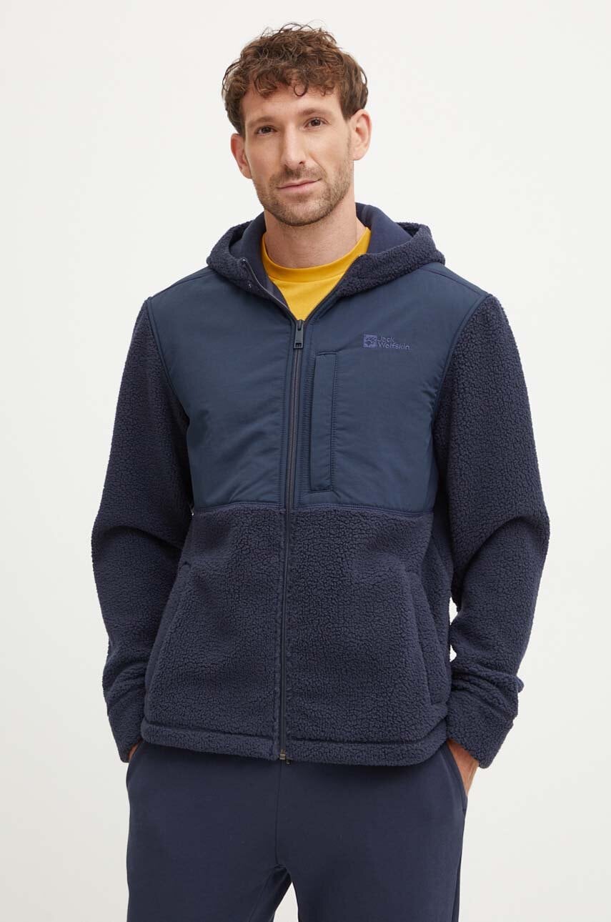 Jack Wolfskin geaca Felslicht barbati, culoarea negru, de tranzitie, 1711141 Jack Wolfskin geaca Felslicht barbati, culoarea negru, de tranzitie, 1711141