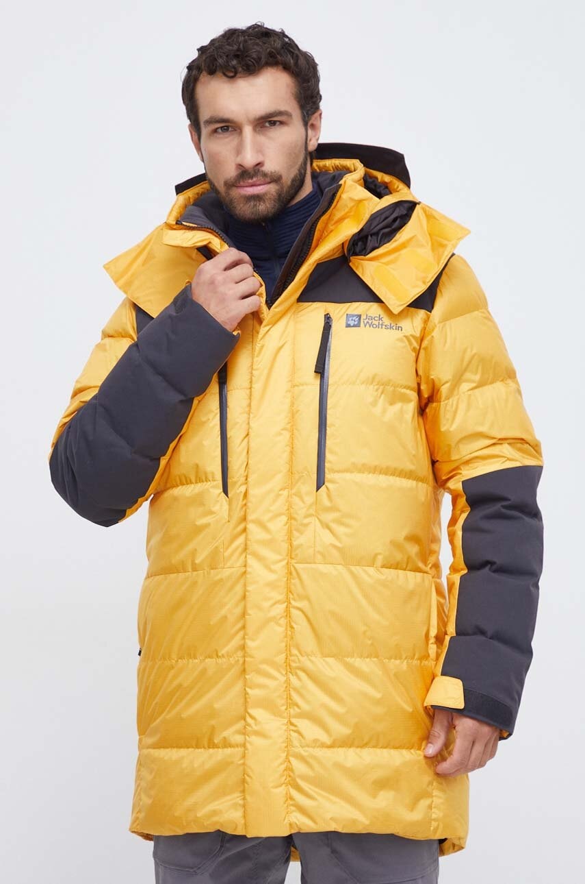 Jack Wolfskin geaca de puf 1995 Series Cook culoarea galben