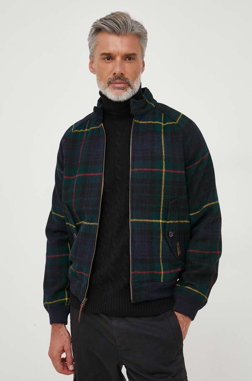 Vlněná bunda Polo Ralph Lauren přechodná - vícebarevná - Hlavní materiál: 100 % Vlna Podšívka 1