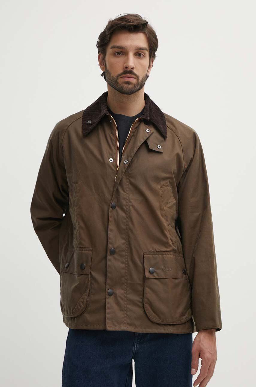 Barbour geaca barbati, culoarea maro, de tranzitie