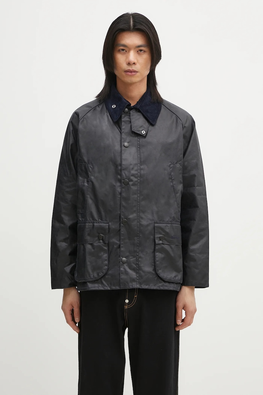 Barbour geaca barbati, culoarea albastru marin, de tranzitie