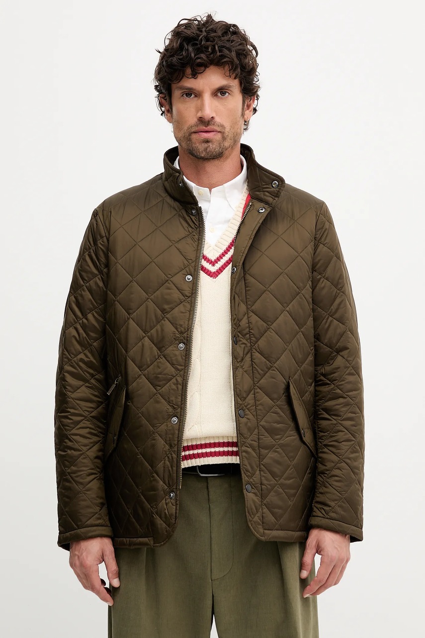 Barbour geaca culoarea albastru marin, de tranzitie