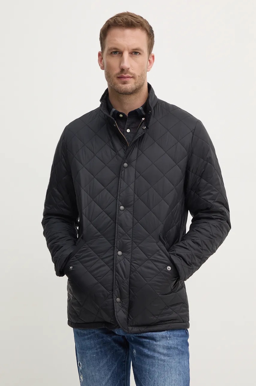 Barbour geaca barbati, culoarea albastru marin, de tranzitie