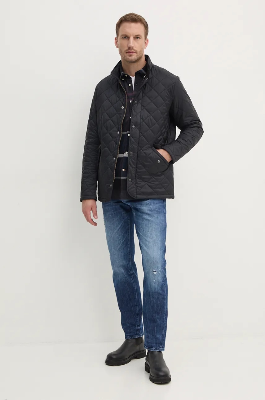 Куртка Barbour мужская цвет синий переходная Куртка Barbour мужская цвет синий переходная
