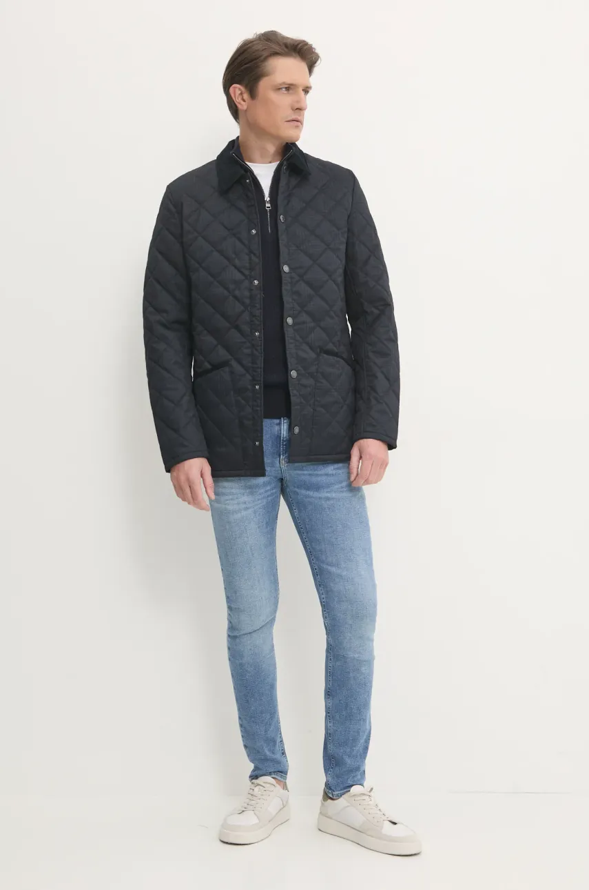 Куртка Barbour мужская цвет синий переходная Куртка Barbour мужская цвет синий переходная