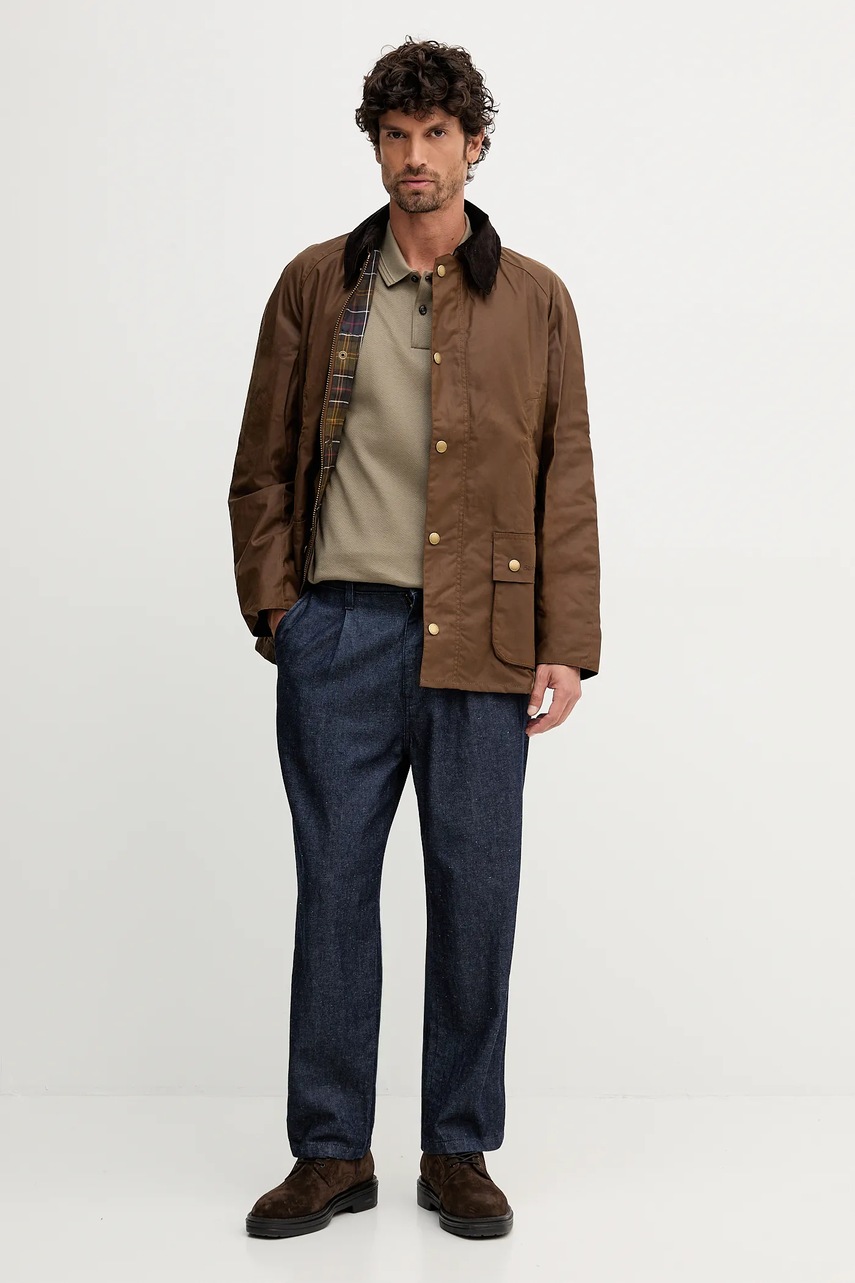 Куртка Barbour цвет серый демисезонная