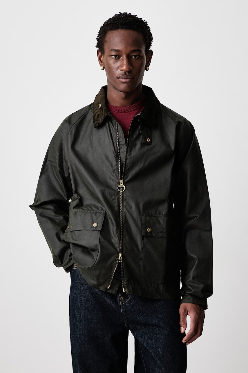 Barbour BEDALE jacket waxed Men's green MWX2205