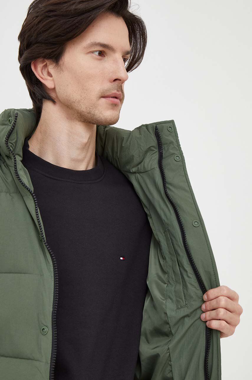 Calvin Klein Jeans kurtka męska kolor zielony zimowa