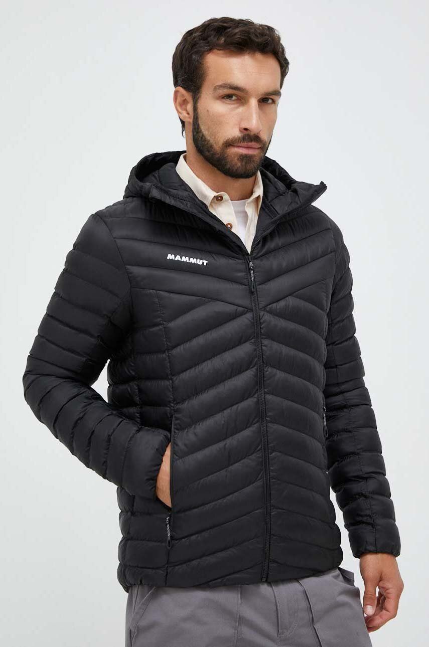 Sportovní bunda Mammut Albula IN Hooded černá barva - černá - Hlavní materiál: 100 % Polyester 