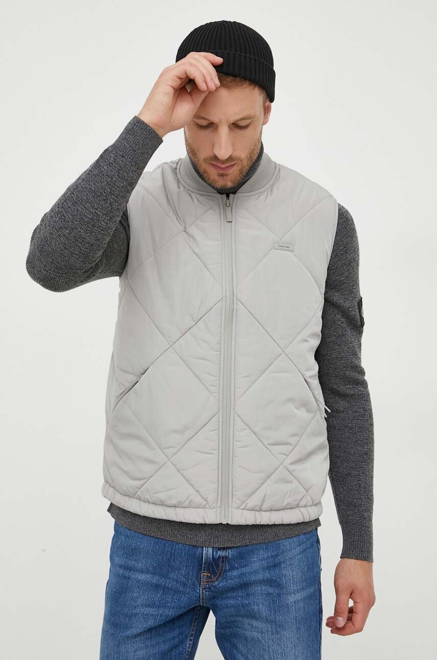 

Елек Calvin Klein мъжки в сиво преходен модел, Сив