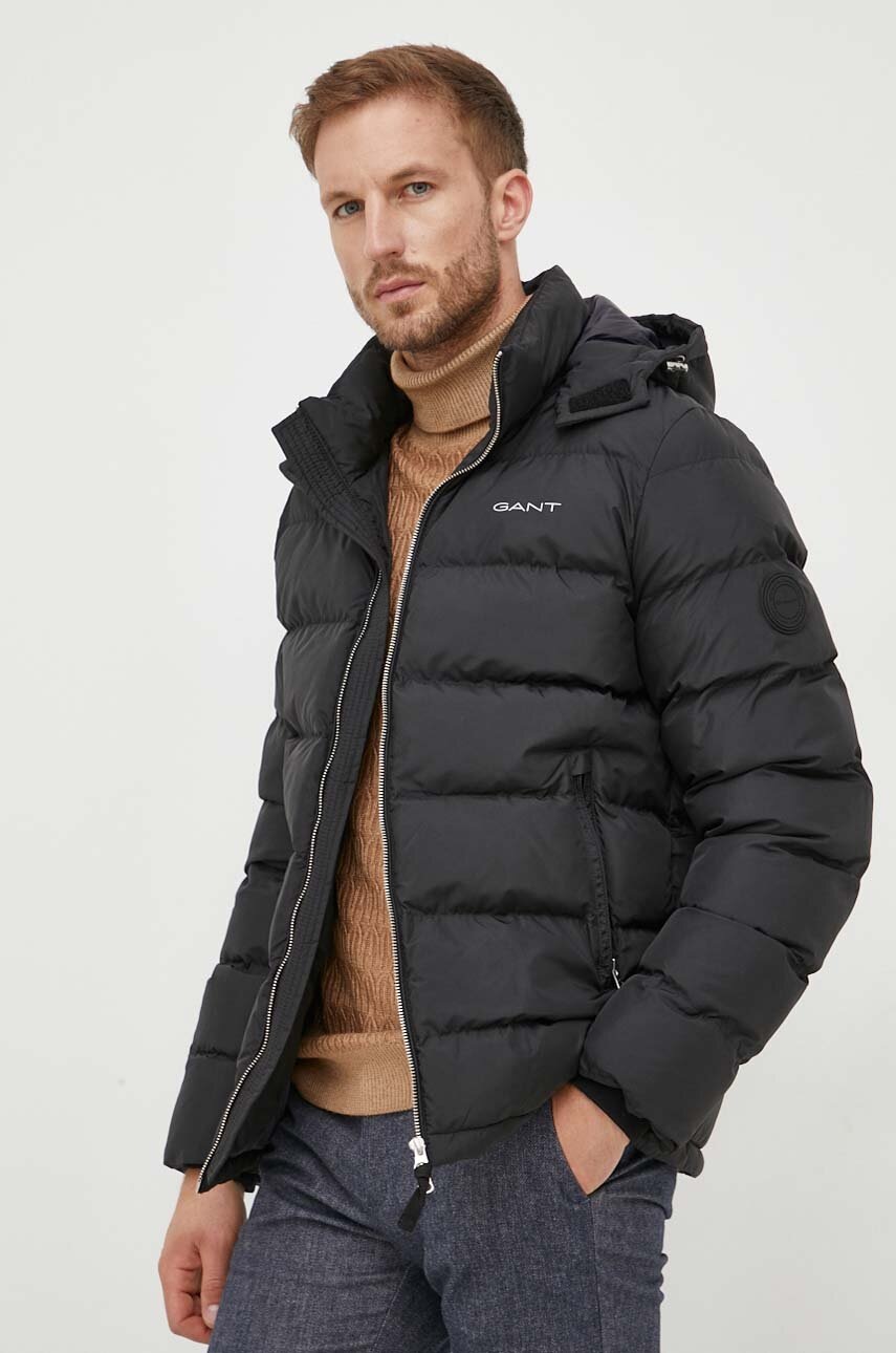 

Куртка Gant мужская цвет чёрный зимняя