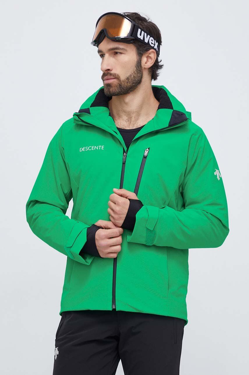 E-shop Lyžařská bunda Descente Josh zelená barva