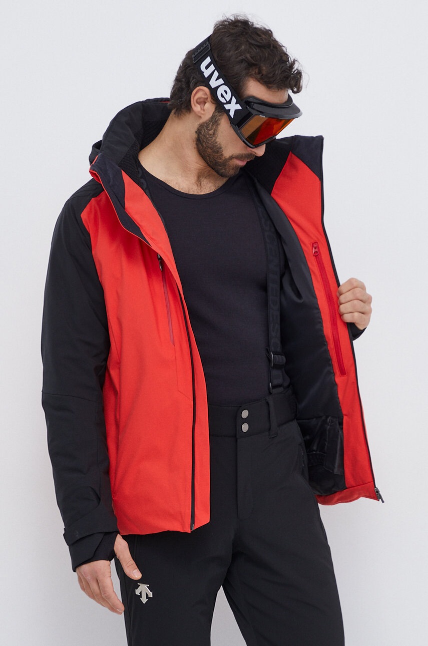 Μπουφάν για σκι Descente Nigel χρώμα: μαύρο φωτογραφία