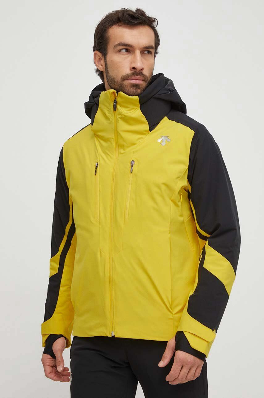 Lyžařská bunda Descente Chester žlutá barva - žlutá - Hlavní materiál: 100 % Polyester Podšívka