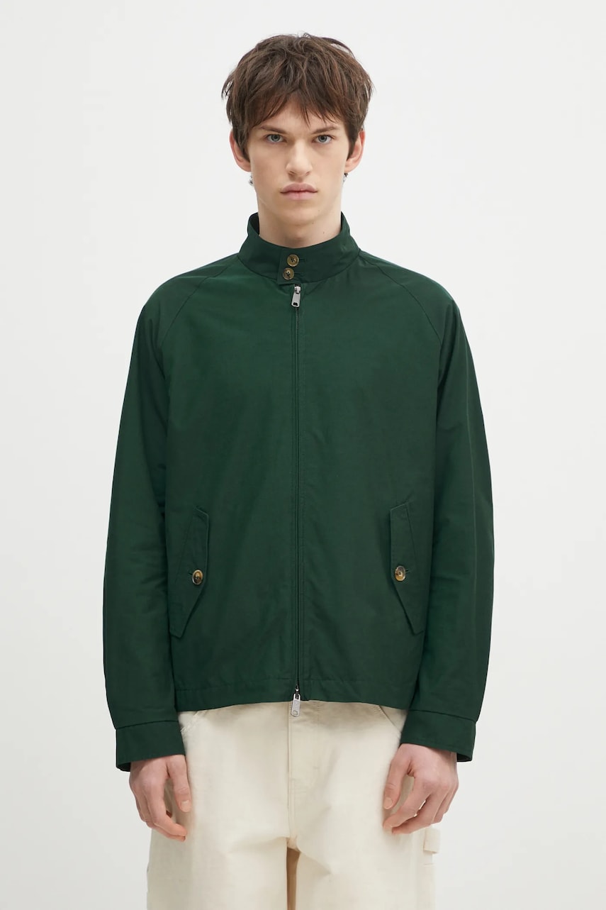 Baracuta geaca bomber G4 Cloth barbati, culoarea verde, de tranzitie, BRCPS1006 Baracuta geaca bomber G4 Cloth barbati, culoarea verde, de tranzitie, BRCPS1006