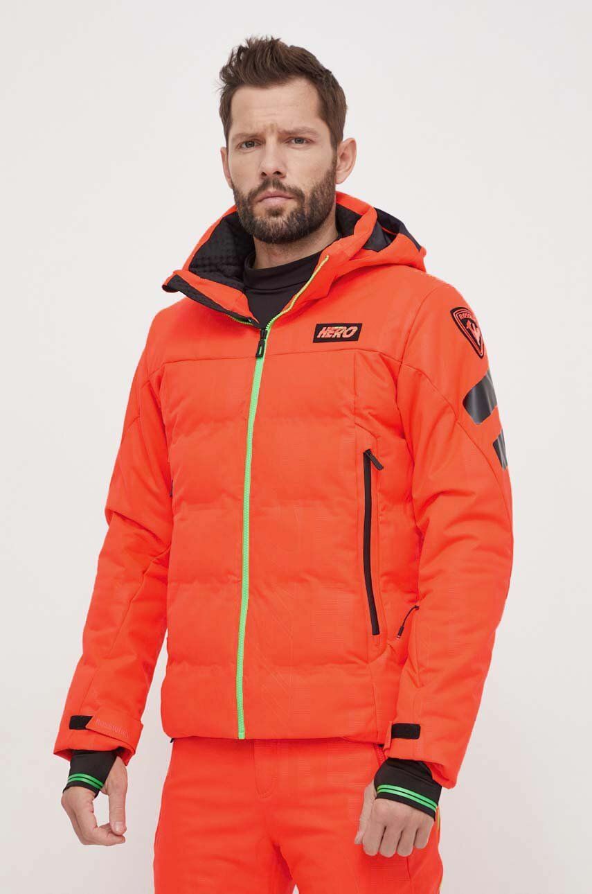 Lyžařská bunda Rossignol Hero Depart oranžová barva - oranžová - Hlavní materiál: 100 % Polyester