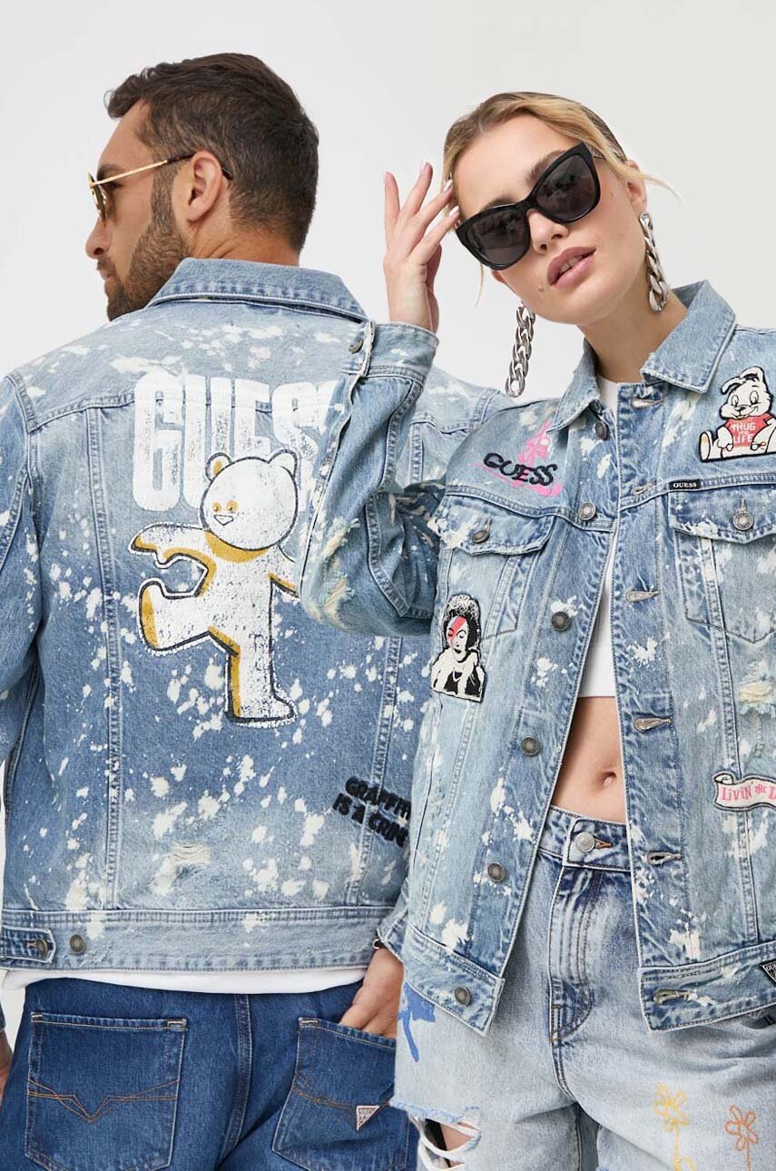 

Джинсовая куртка Guess Guess x Banksy переходная