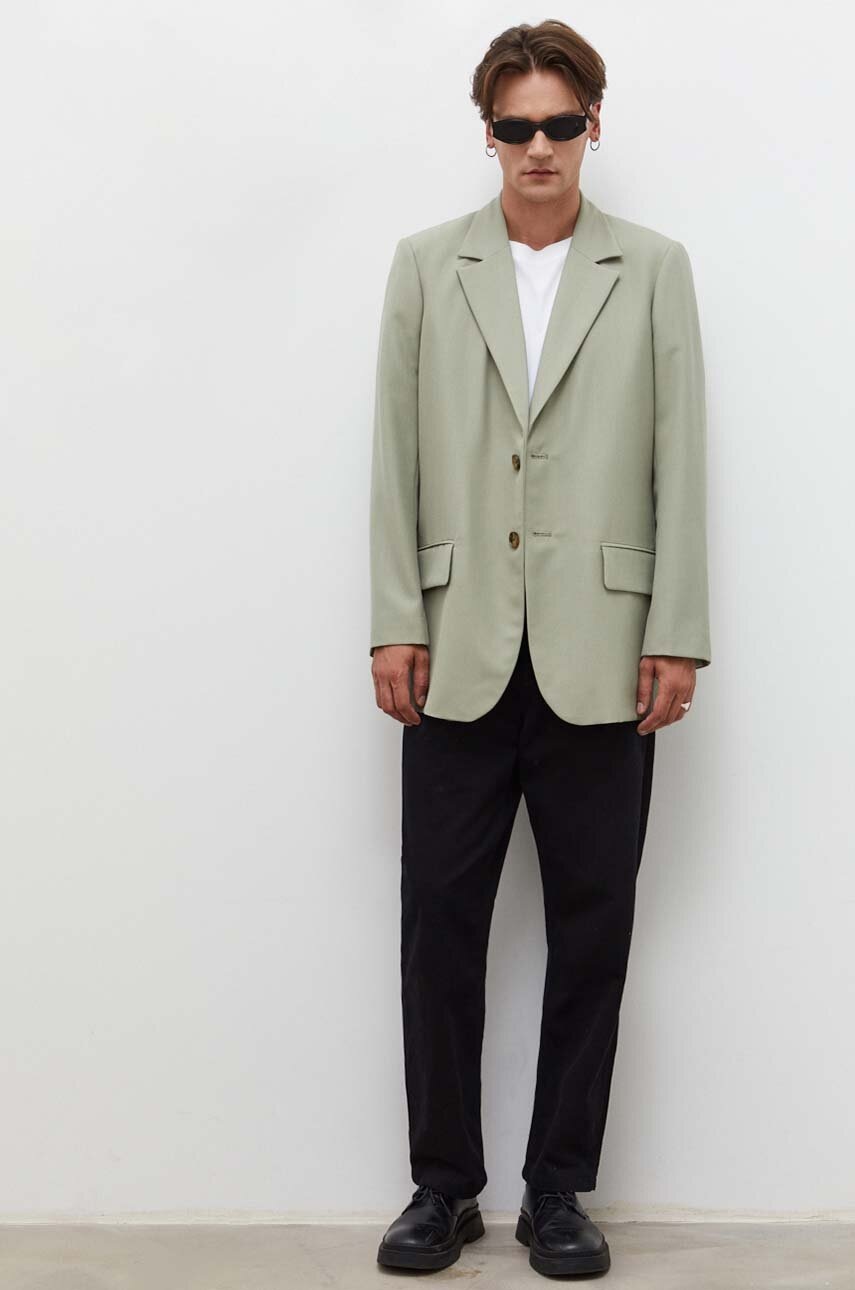 Μπλέιζερ με μίγμα μαλλιού Won Hundred φωτογραφία