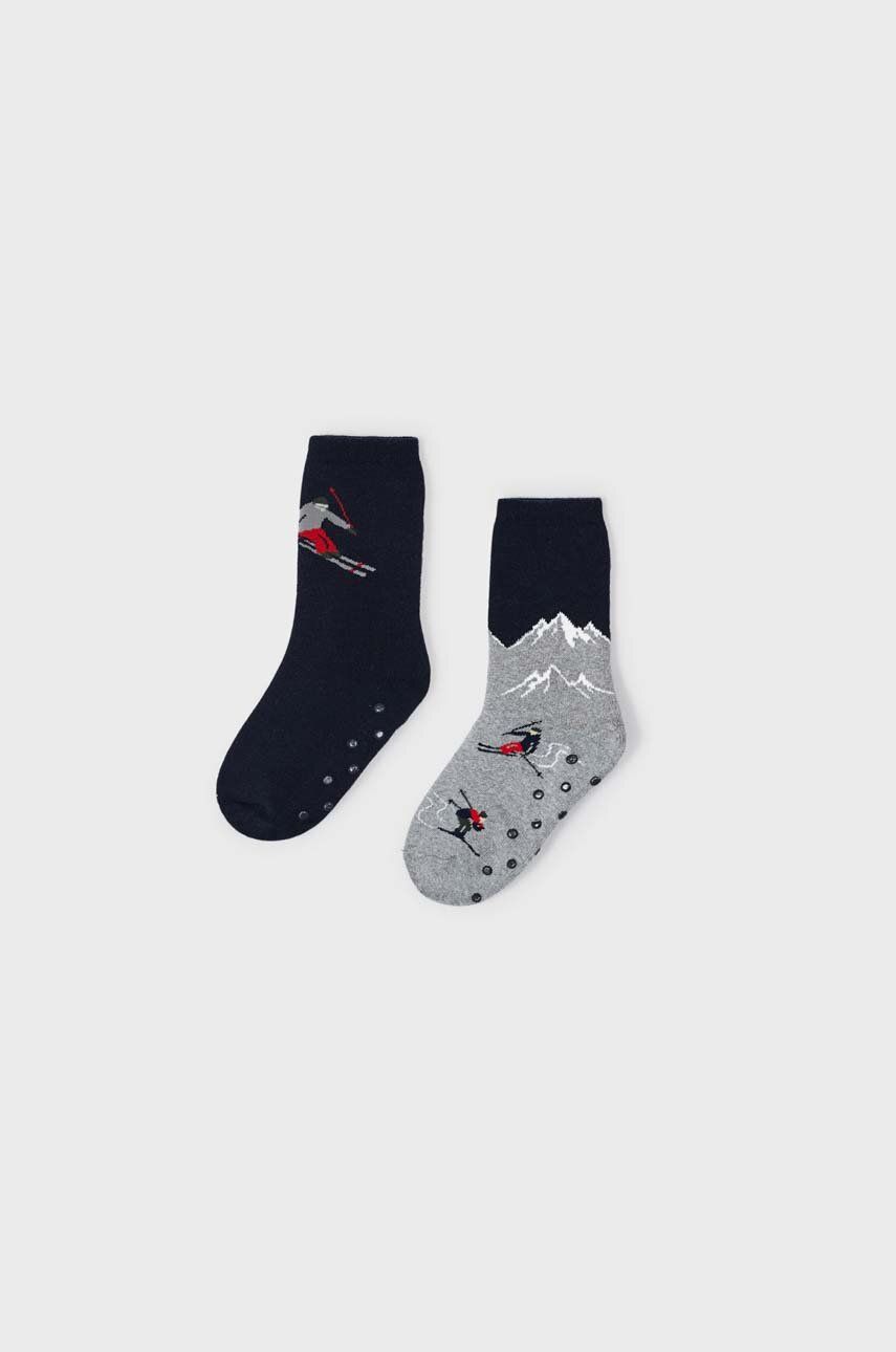 Dětské ponožky Mayoral tmavomodrá barva - námořnická modř -  82 % Bavlna